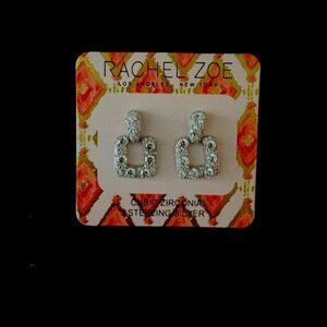 NEW Rachel Zoe Silver Earrings